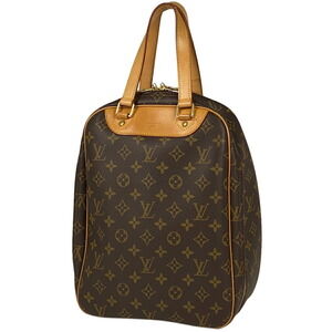 Louis Vuitton Excursion Shoe Case Handbag Monogram Brown